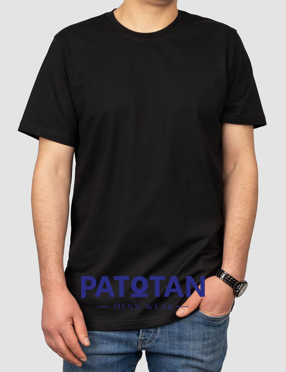 تیشرت بیسیک یقه گرد مشکی - هیوان