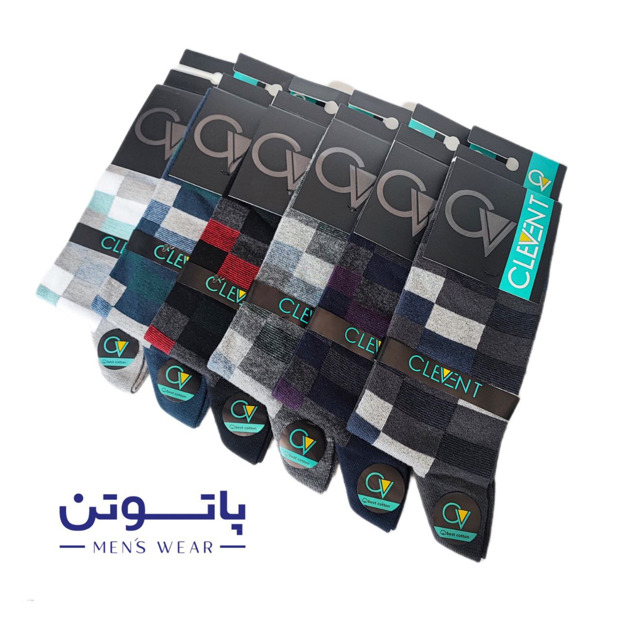 جوراب مردانه ساقدار طرحدار کلونت - Clevent c1217 - تصویر 3