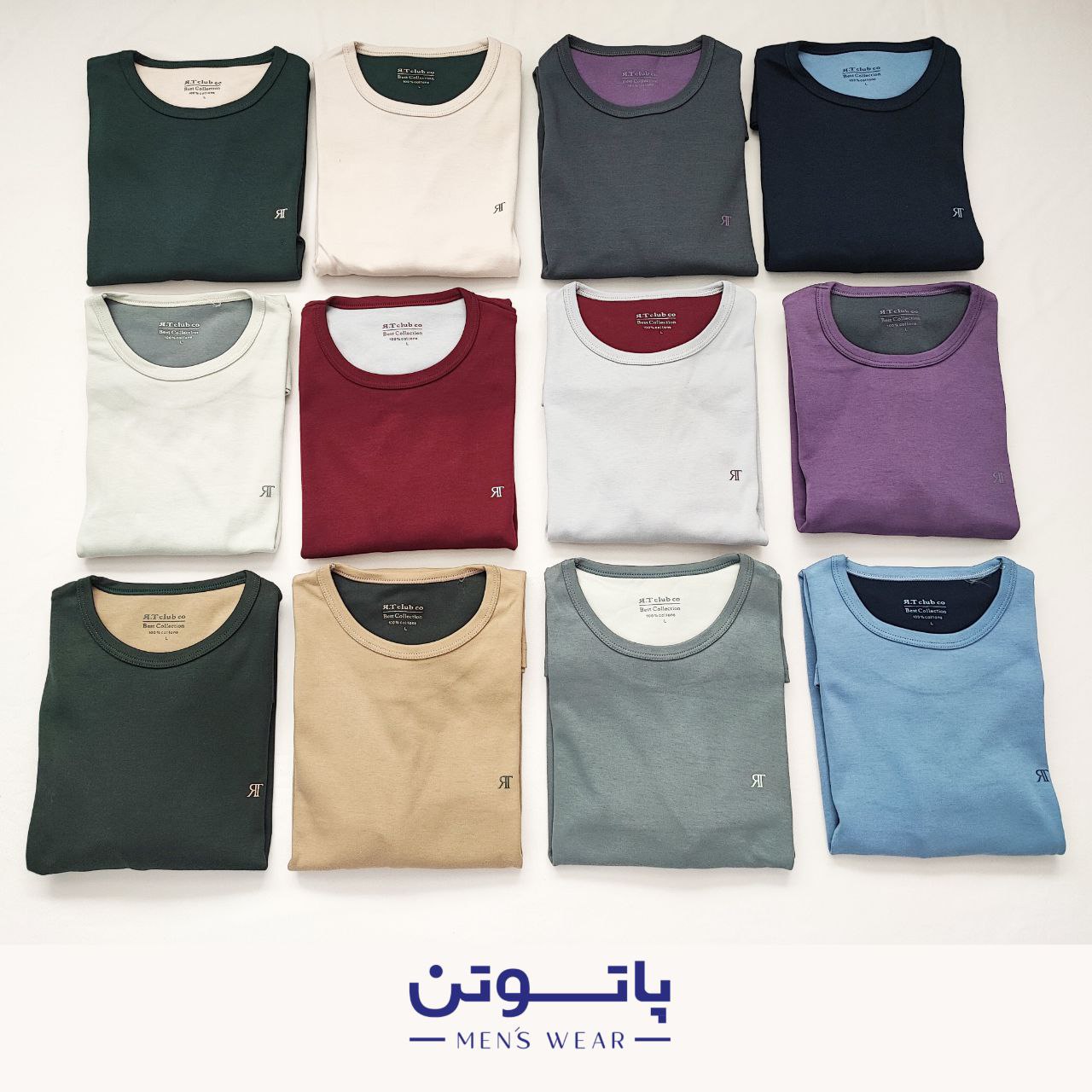 بلوز آستین بلند یقه گرد مردانه - RTClube C409 - تصویر 2