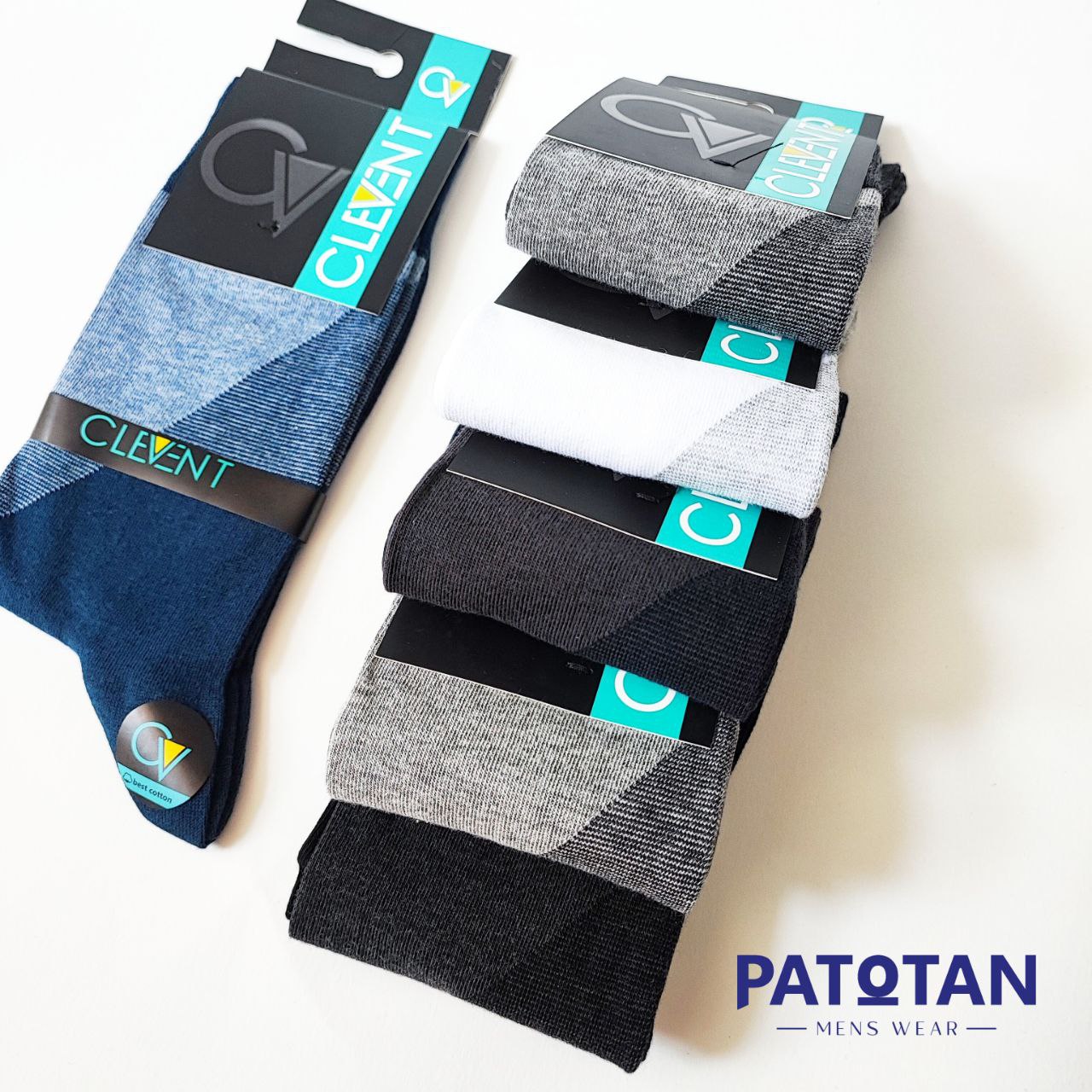 جوراب مردانه ساق دار کج راه کلونت – Celevent c1404 - تصویر 2