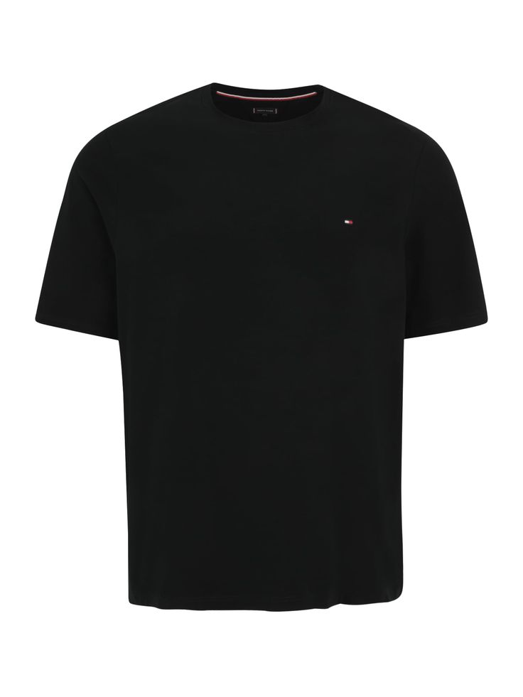 تیشرت یقه گرد مشکی تامی قواره باکسی - تصویر 2