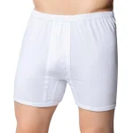 شورت پادار سفید مردانه پوشمن - Poshman