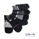 جوراب مشکی مردانه نیم ساق (پک 6 عددی) کادنو - Cadeno