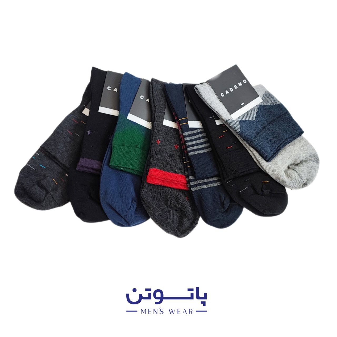 جوراب مردانه نیم ساق (پک 6 عددی) کادنو - Cadeno